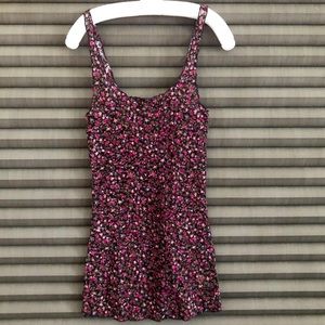 Floral Free People Intimately sheer mesh layering tank